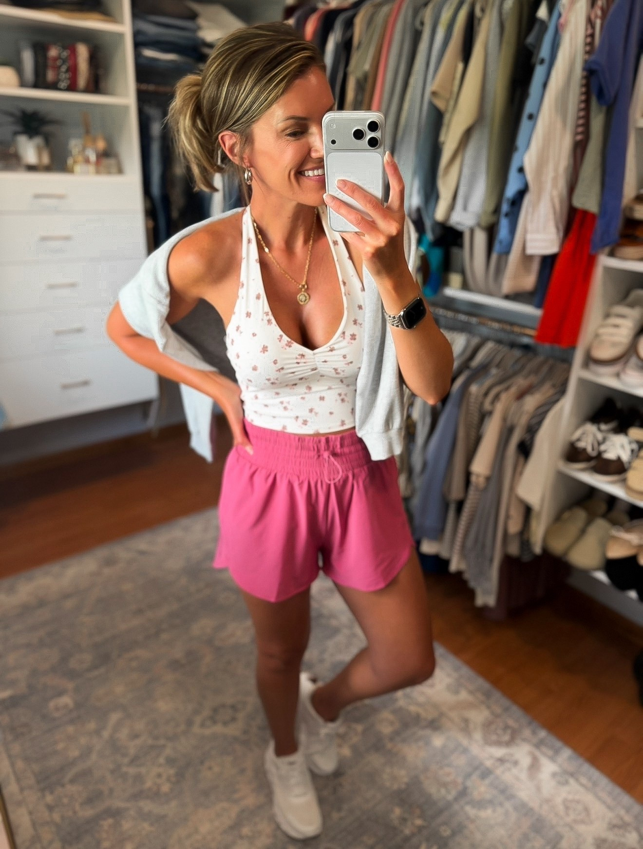 Target new arrivals 🎯 
Top/medium
Shorts/medium
Sweatshirt/ smalll

#LTKOver40 #LTKActive #LTKootd