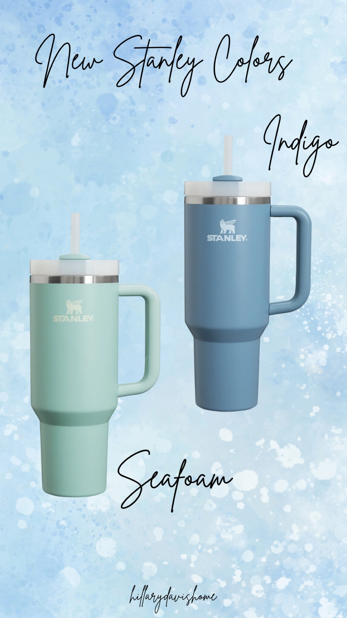 Loving these new Stanley colors! So soft and serene🩵💙 


Stanley tumblers | Stanley | quencher H20 | Seafoam Stanley | Indigo Stanley 


#LTKFindsUnder50 #LTKFindsUnder100 #LTKHome