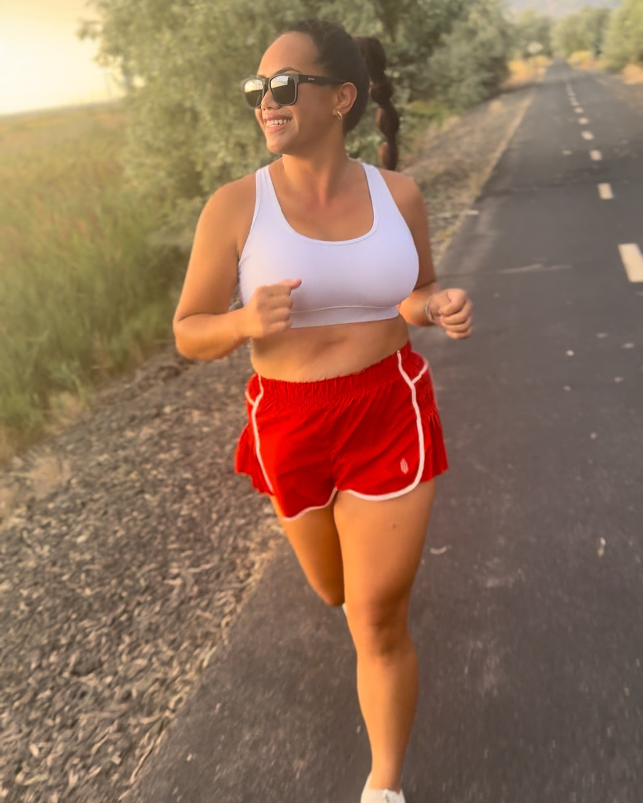 We love a cute running fit 🙌 
Free people shorts and Iuga sports bra
Use code: Meleane25 for 25% off at www.theiuga.com

#LTKActive #LTKMidsize #LTKStyleTip