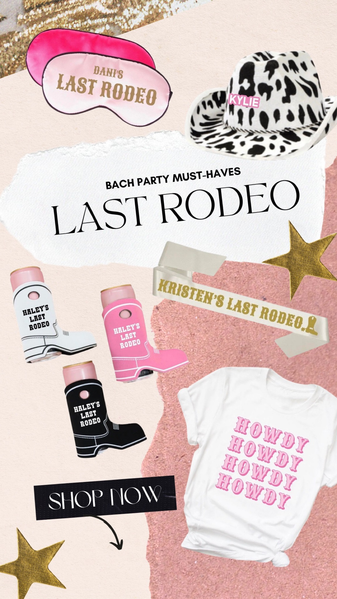 Bachelorette party must haves last rodeo theme 
