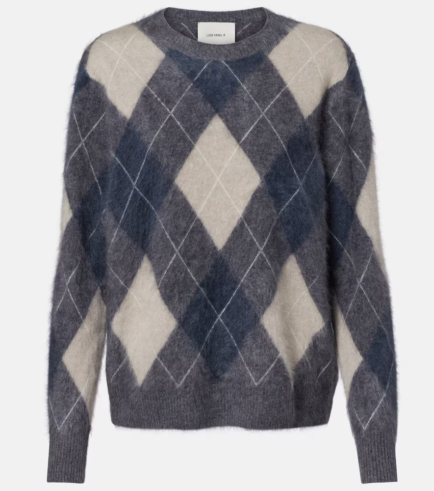 Lisa Yang Margy argyle cashmere sweater | Mytheresa (US/CA)