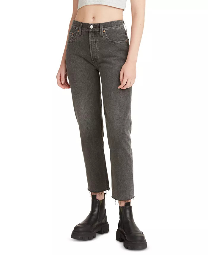 501® Cropped Straight-Leg Jeans | Macys (US)