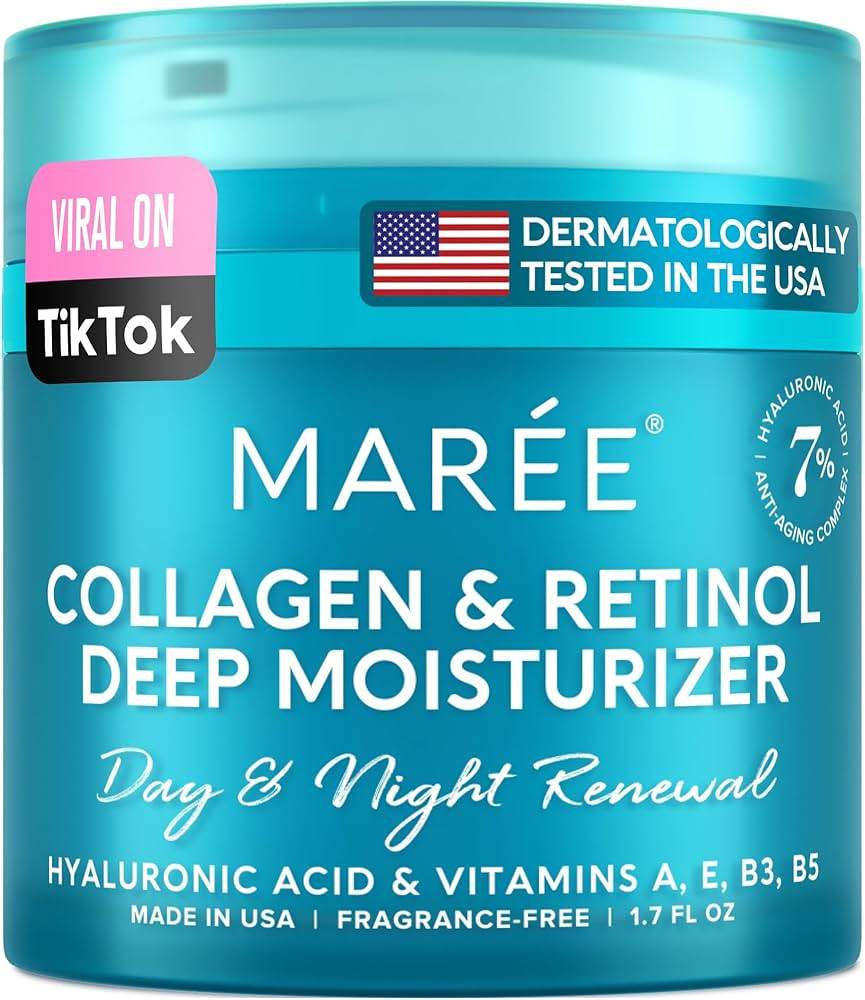 MAREE Face Moisturizer Retinol Cream for Face - Wrinkle Cream for Women - Facial Moisturizer with... | Amazon (US)