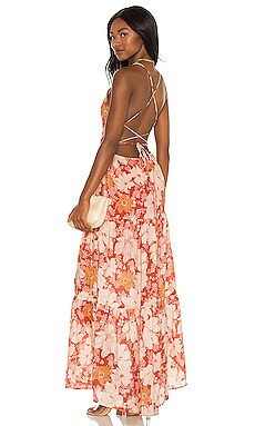 MINKPINK Azar Open Back Maxi Dress in Multi from Revolve.com | Revolve Clothing (Global)