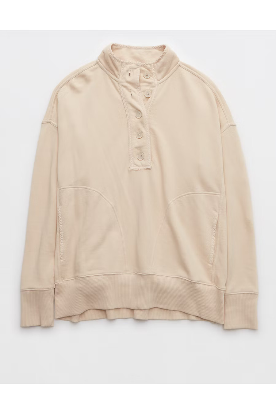 Aerie The Good Times Henley Sweatshirt | Aerie