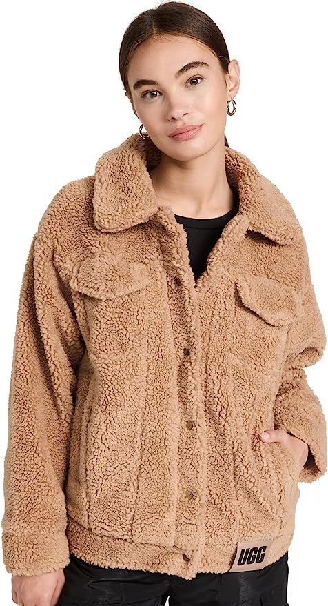 UGG Women's Frankie Sherpa Trucker Jacket | Amazon (US)