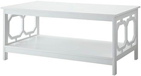 Convenience Concepts Omega Coffee Table, White | Amazon (US)