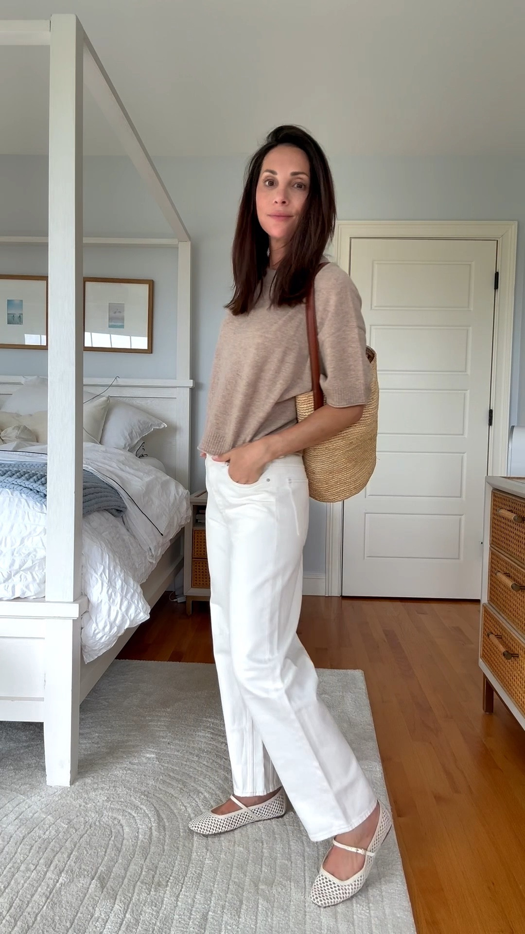 Sizing details- wearing an Xs in sweater and a 24 in jeans. I sized down one size in the jeans !

#LTKdayinmylife #LTKgrwm #LTKootd