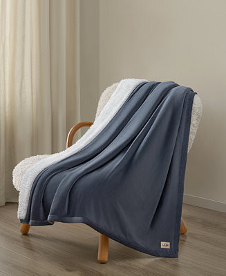 UGG® Bliss Faux-Fur Throw, 50" x 70" - Macy's | Macy's