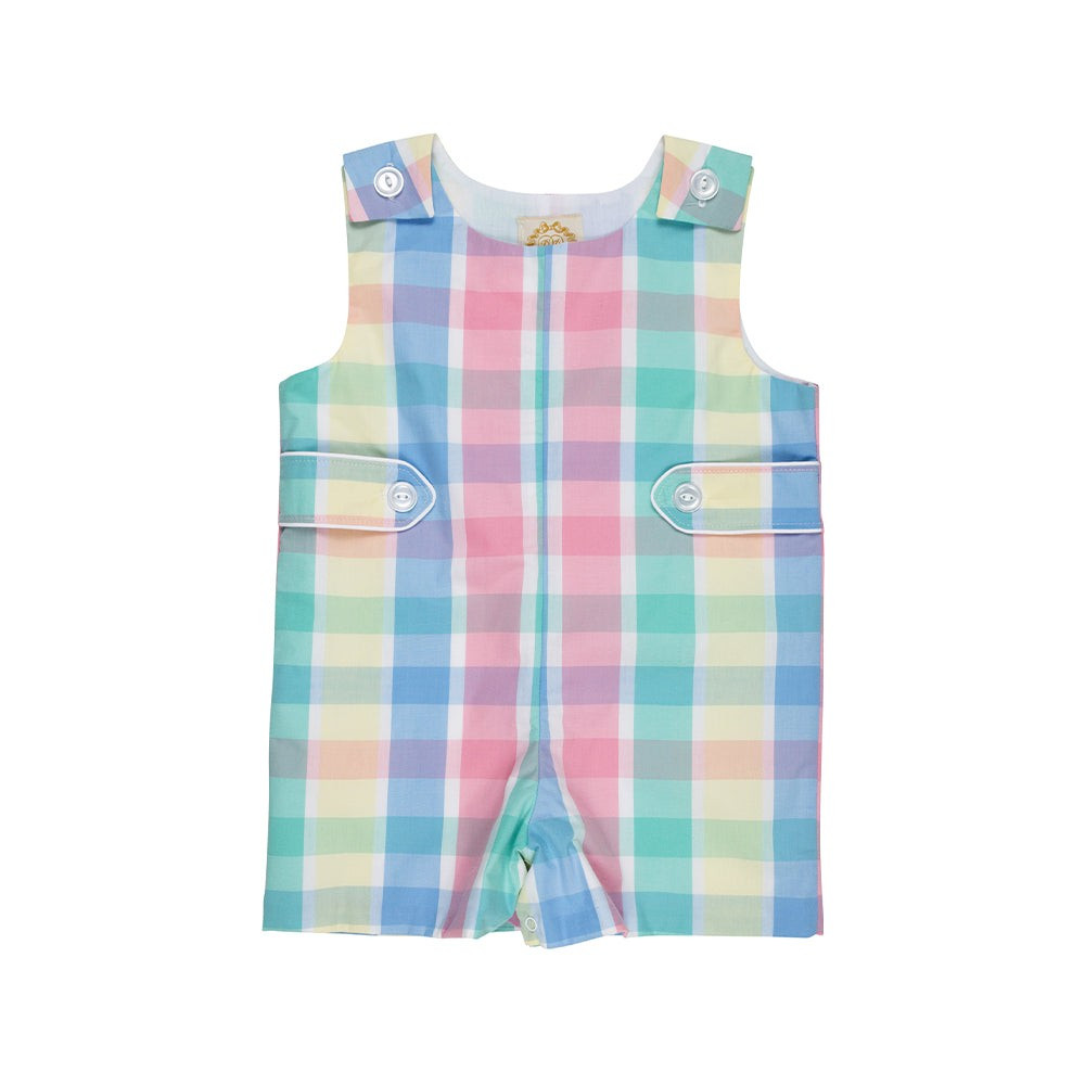 Jack Keene Jon Jon - Piedmont Plaid with Worth Avenue White | The Beaufort Bonnet Company