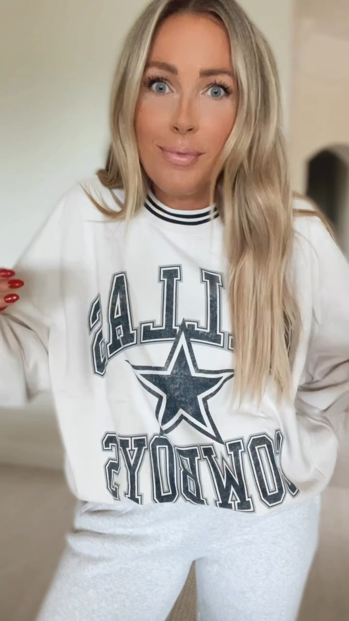 Travel outfit fits TTS, wearing medium joggers. Sized up to large in the pullover. NFL. Game day. 
Wedding guest dress. Travel outfit. Fall outfits. Fall fashion. Plaid. Flannel. Plaid dress. Shirt dress. 
Sized up to large for this flannel shirt dress. Sized up to large in the free people looks for less vest. Fall outfit. Pumpkin patch. . Perfect to wear  with with leggings. Free people looks for less short I sized up to large. Fall fashion. Fall outfits.  #ltkmidsize #ltkvideo #ltksalealert #ltksalealert #ltkvideo #ltksalealert #ltkvideo

#LTKSaleAlert #LTKVideo