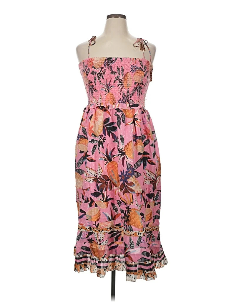 FARM Rio 100% Baumwolle Tropical Pink Cocktail Dress Size XL - 53% off | ThredUp (US)