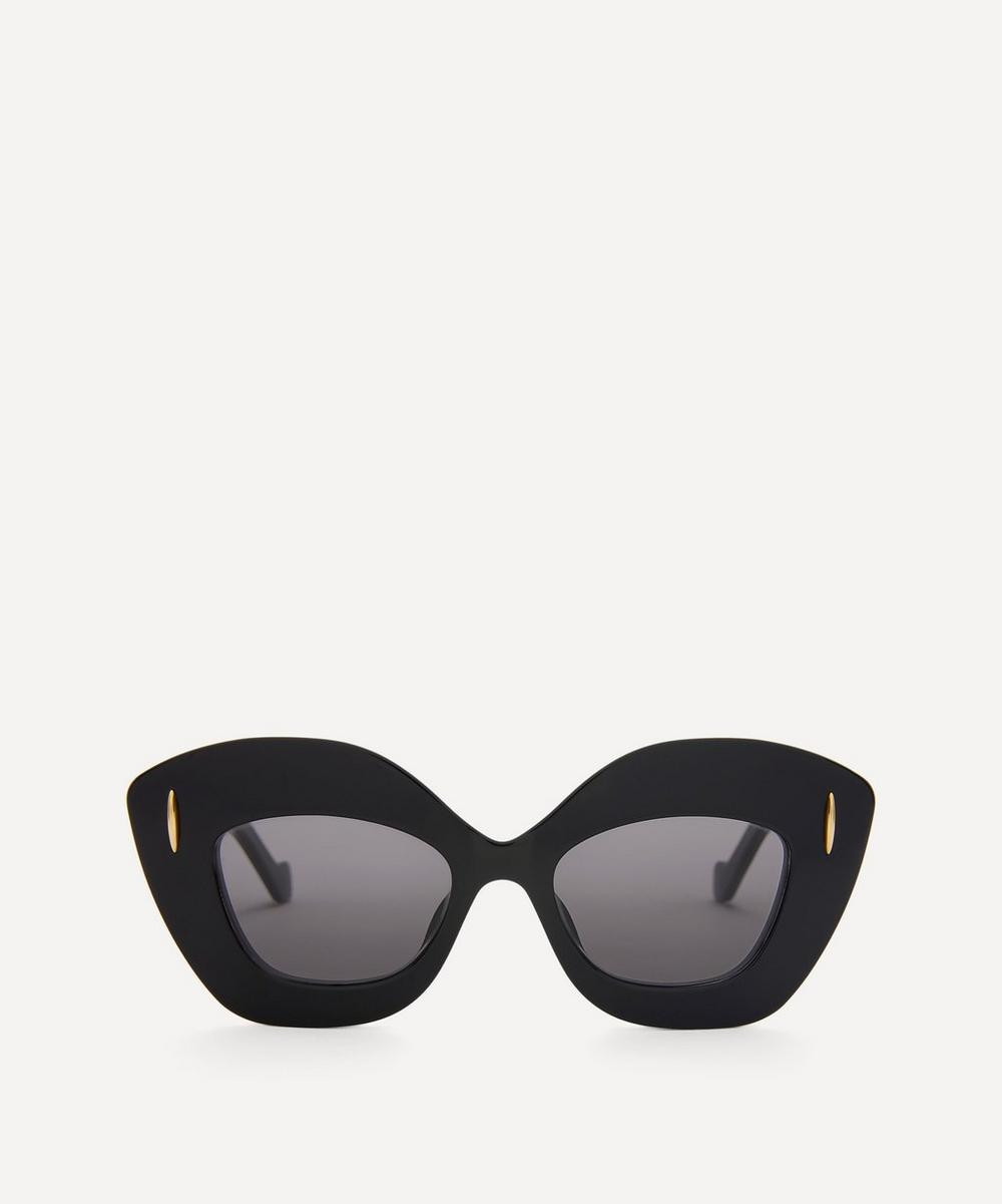 Loewe Women's Retro Screen Sunglasses Black | Liberty London (UK)