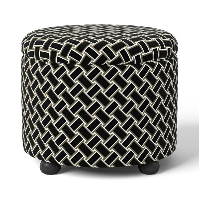 Vintage Weave Neutral Storage Ottoman - DVF for Target | Target