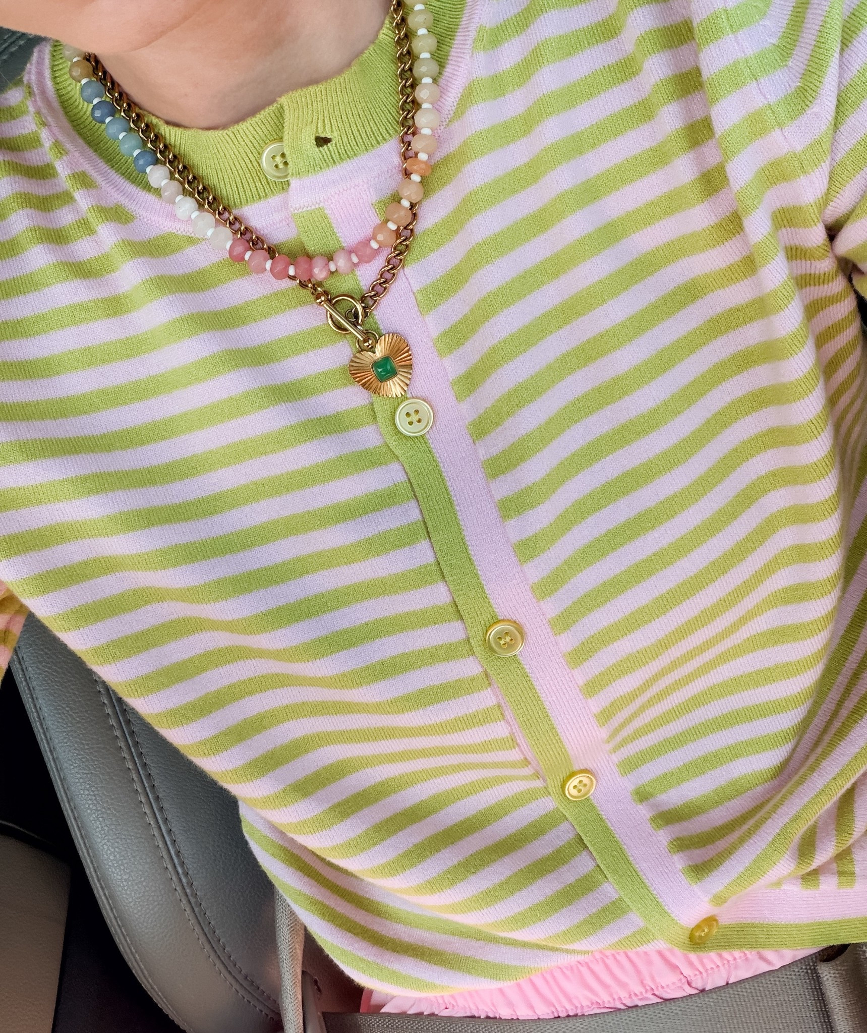Pink. Green. Stripes. 🥰💕💚

#LTKootd #LTKWorkwear #LTKmomlife