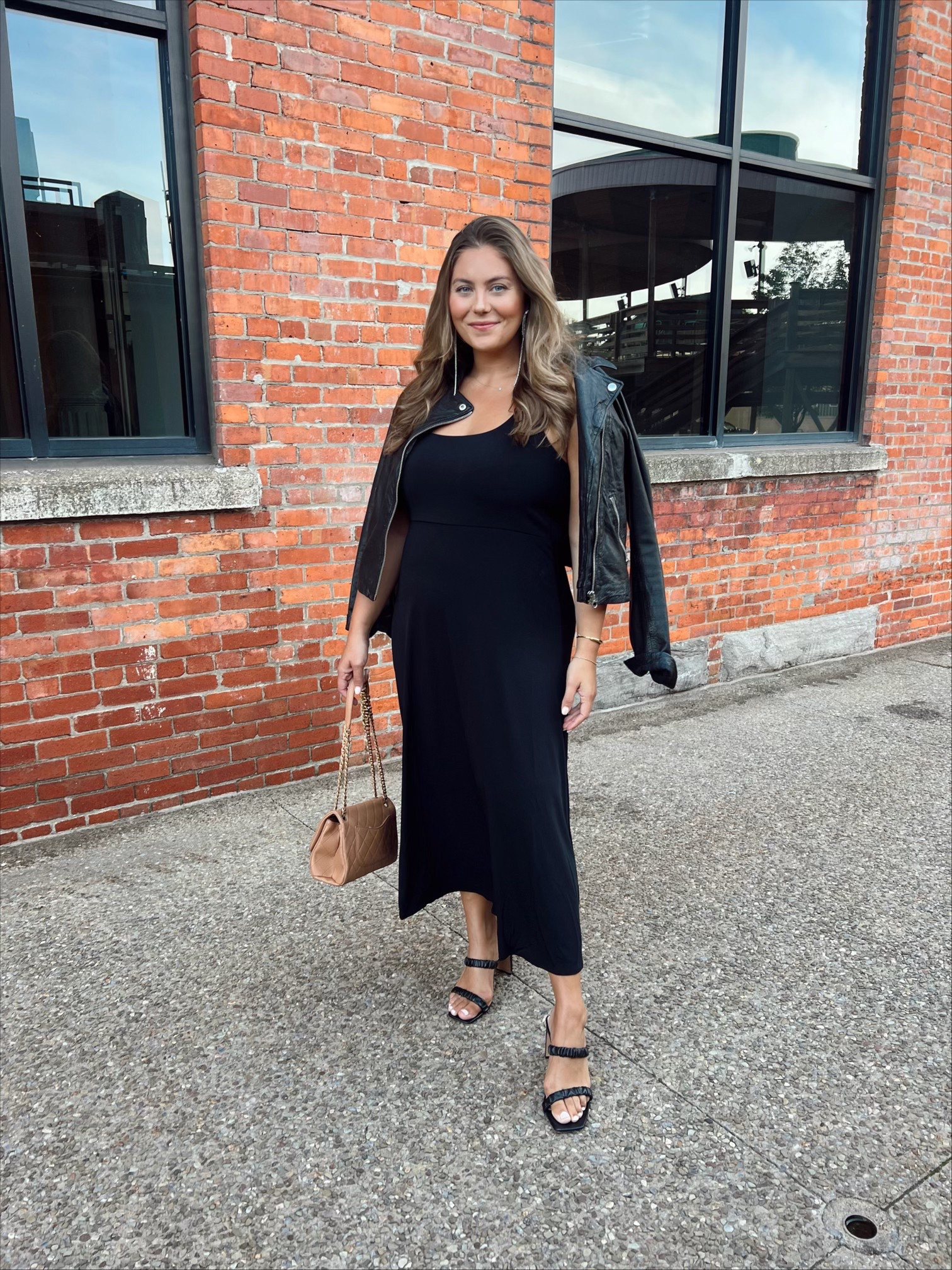 Exact dress is from j.crew and no longer in stock. Sharing similar styles! Wearing size XXL in dress & XL in moto jacket. 

#LTKStyleTip #LTKParties #LTKMidsize