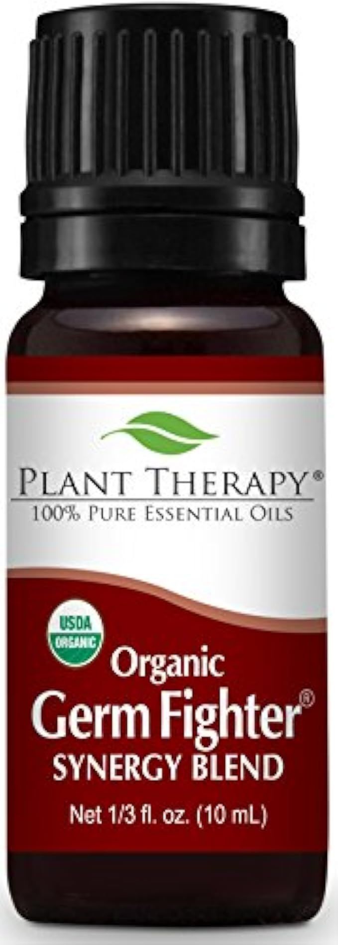 Plant Therapy Germ Fighter Organic Synergy Essential Oil 10 mL (1/3 oz) 100% Pure, Undiluted, Therap | Amazon (US)