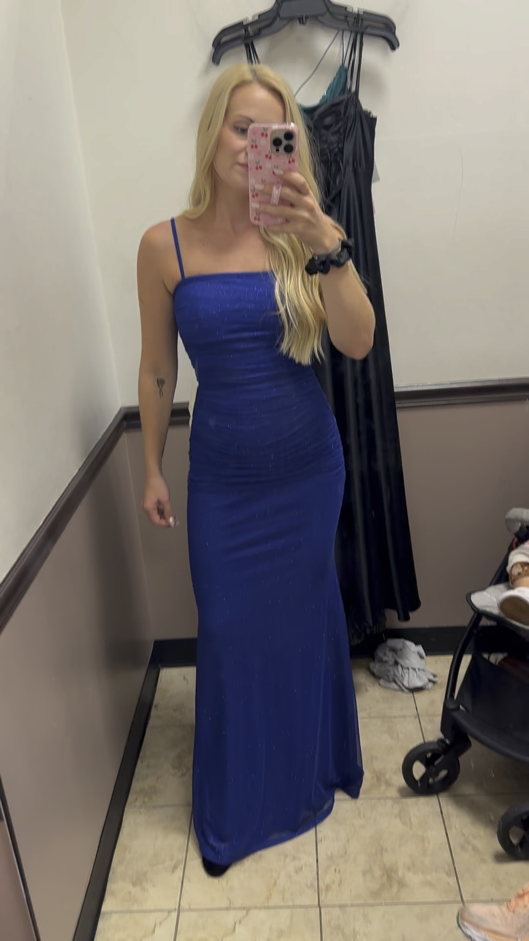 Blue formal gown with some
Sparkle! ✨ 