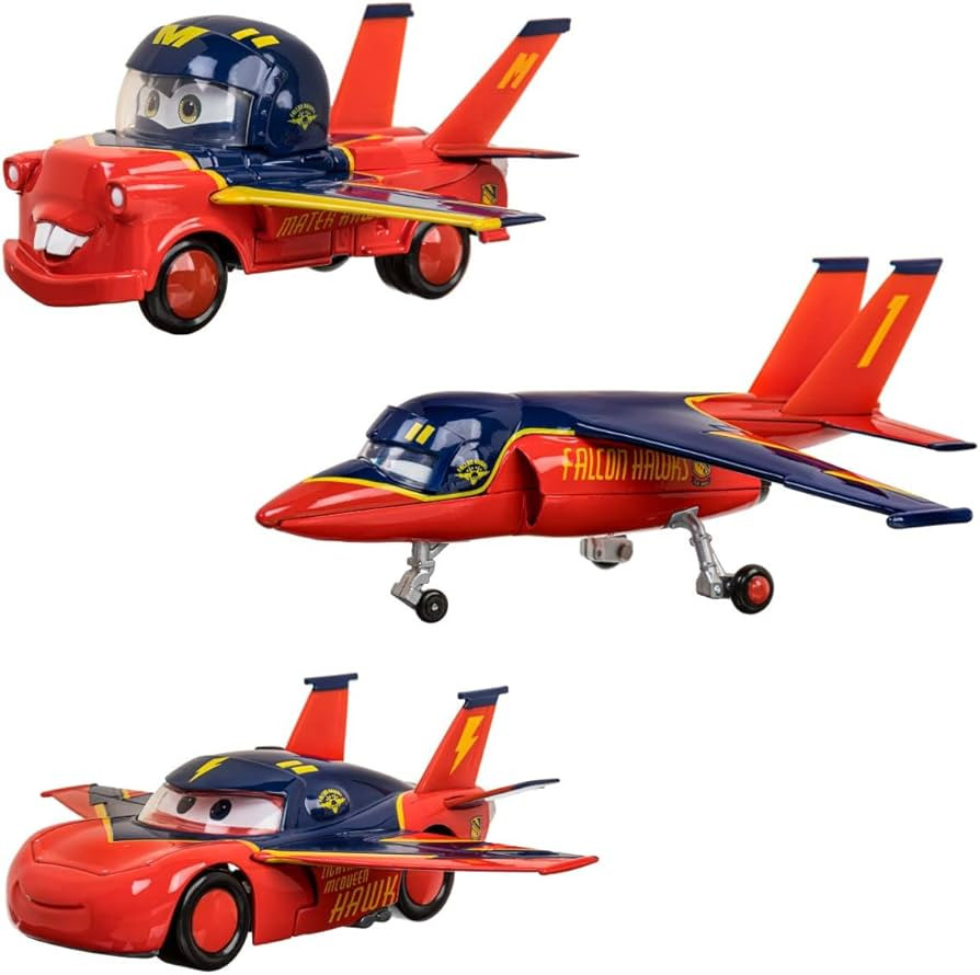 Disney Store Official Air Mater Die Cast Set - Mater Hawk, Falcon Hawk & Lightning McQueen - Pixa... | Amazon (US)