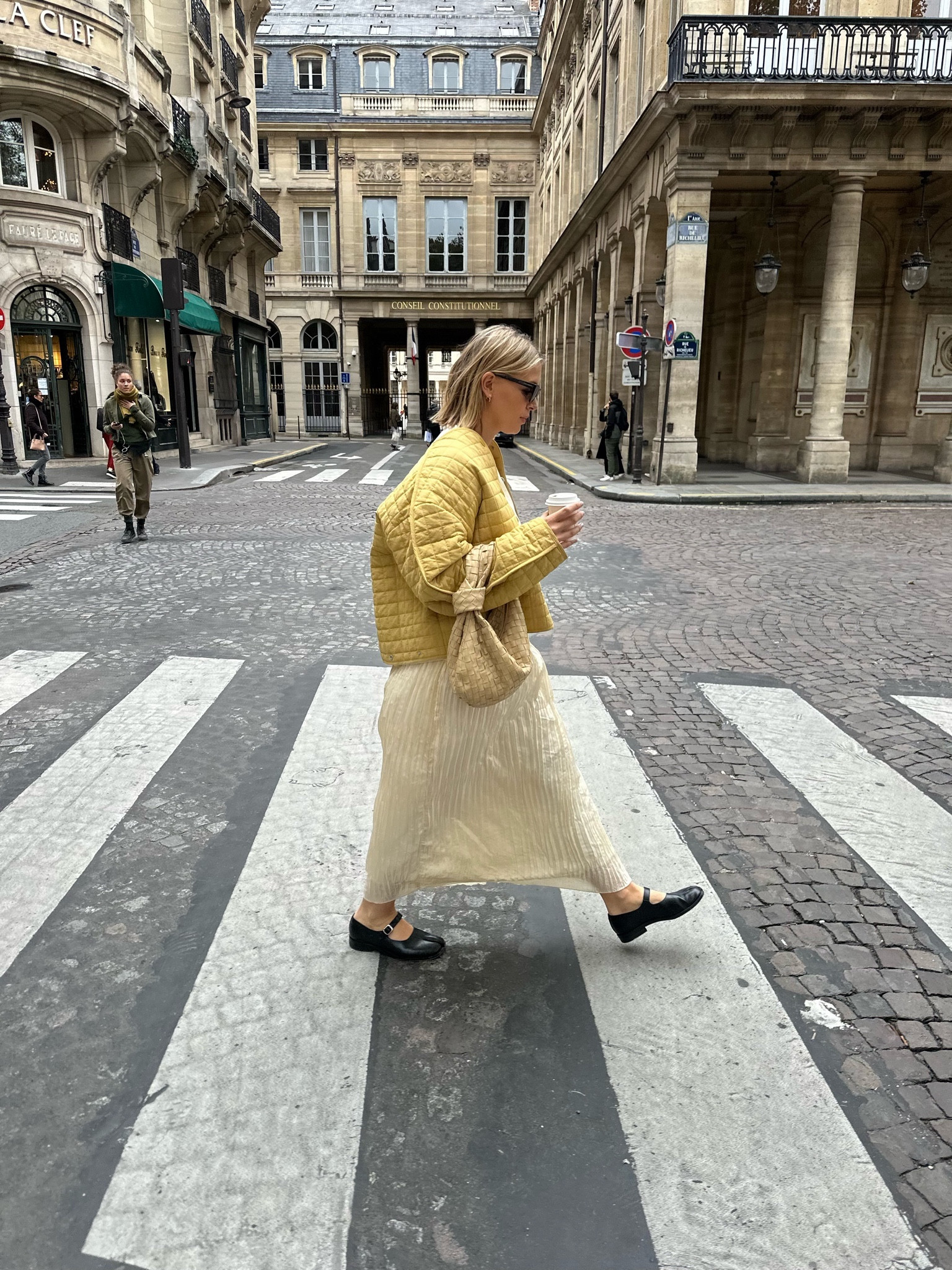 Weekend in Paris outfit 🇫🇷

outfit inspiration, fall outfit, city break, maison margiela tabi, Arket, pleated skirt, Bottega Veneta teen Jodie bag, quilted bomber jacket. 

#LTKSeasonal #LTKstyletip #LTKeurope