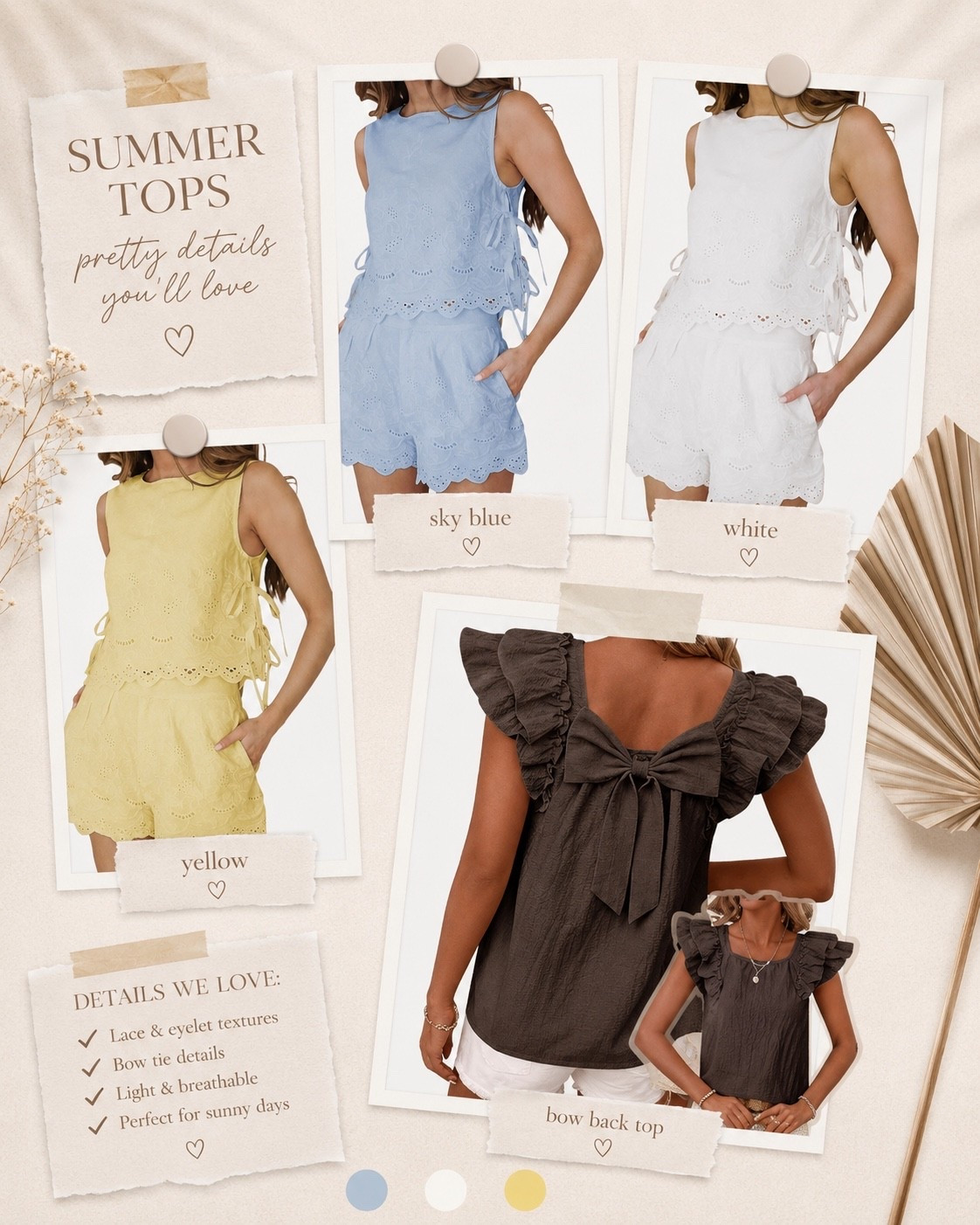 Soft colors, pretty details, and summer-ready pieces ☁️☀️

The kind of outfits that make getting dressed feel easy.

#LTKStyle #SummerFashion #CasualChic #MomLifeStyle #FashionIns

#LTKmomlife #LTKgrwm #LTKSaleAlert