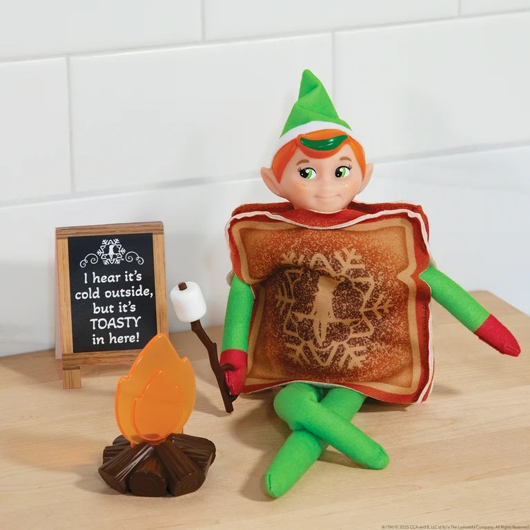 Elf Mates Toasty Scene Set – Scout Elf or Elf Mates Accessory with Toast Costume and Campfire P... | Walmart (US)