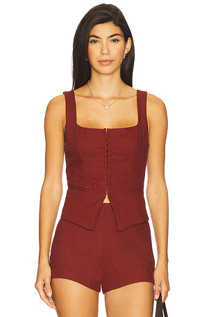 NIA Andre Short in Burgundy. - size L | Revolve Clothing (Global)