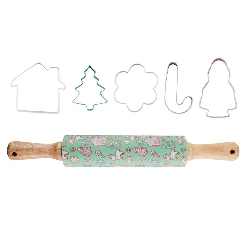 Mrs. Claus' Bakery 6-Piece Baking Set | At Home
