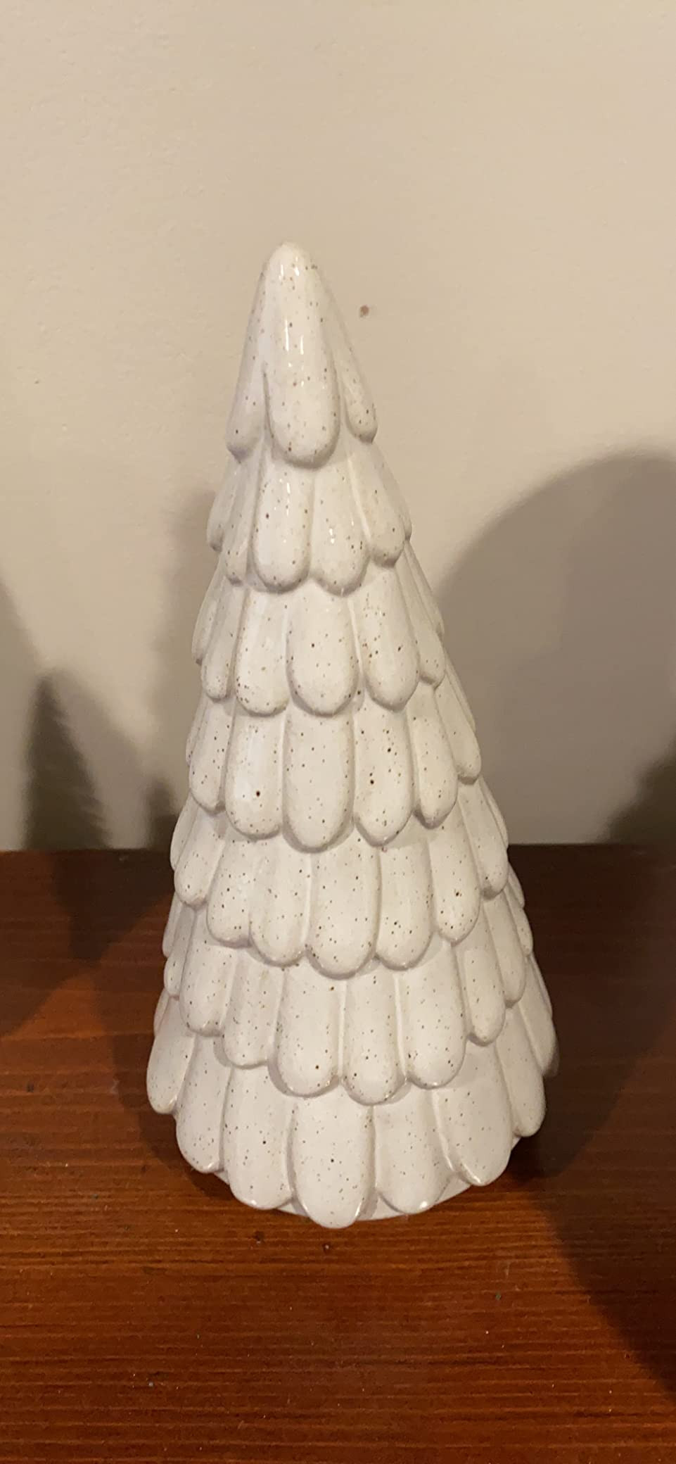 Creative Co-Op 4-1/4" Round x 9" H Stoneware Tree, Reactive Glaze, Grey (Each One Will Vary) | Amazon (US)