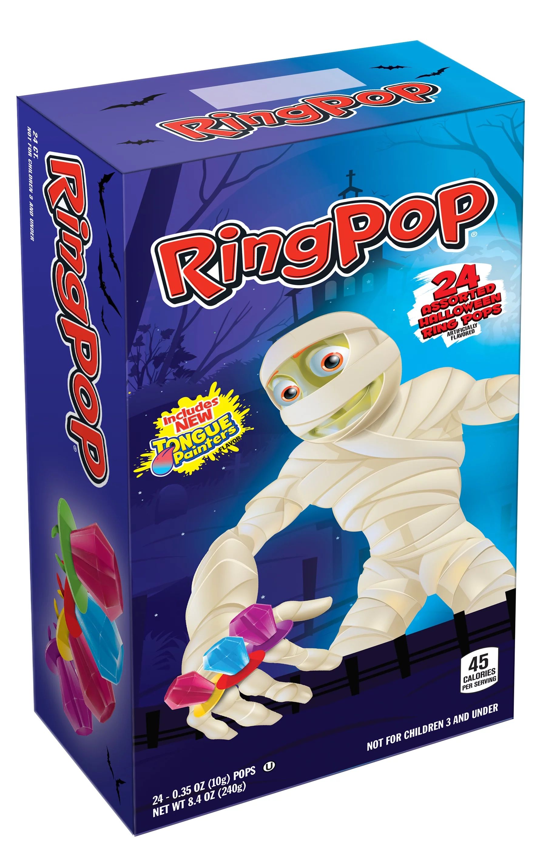 Halloween Ring Pop Individually Wrapped Assorted 24 Count | Walmart (US)