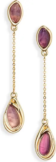 Amethyst Linear Drop Earrings | Nordstrom