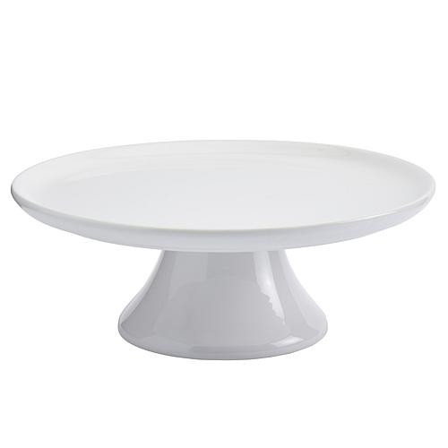 Denmark Round White Cake Stand - Blanc de Blanc Collection | HSN