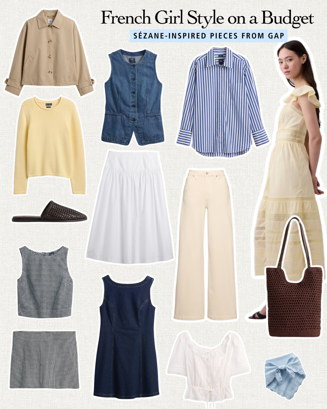 I found some amazing Sezane inspired pieces from Gap!  

 