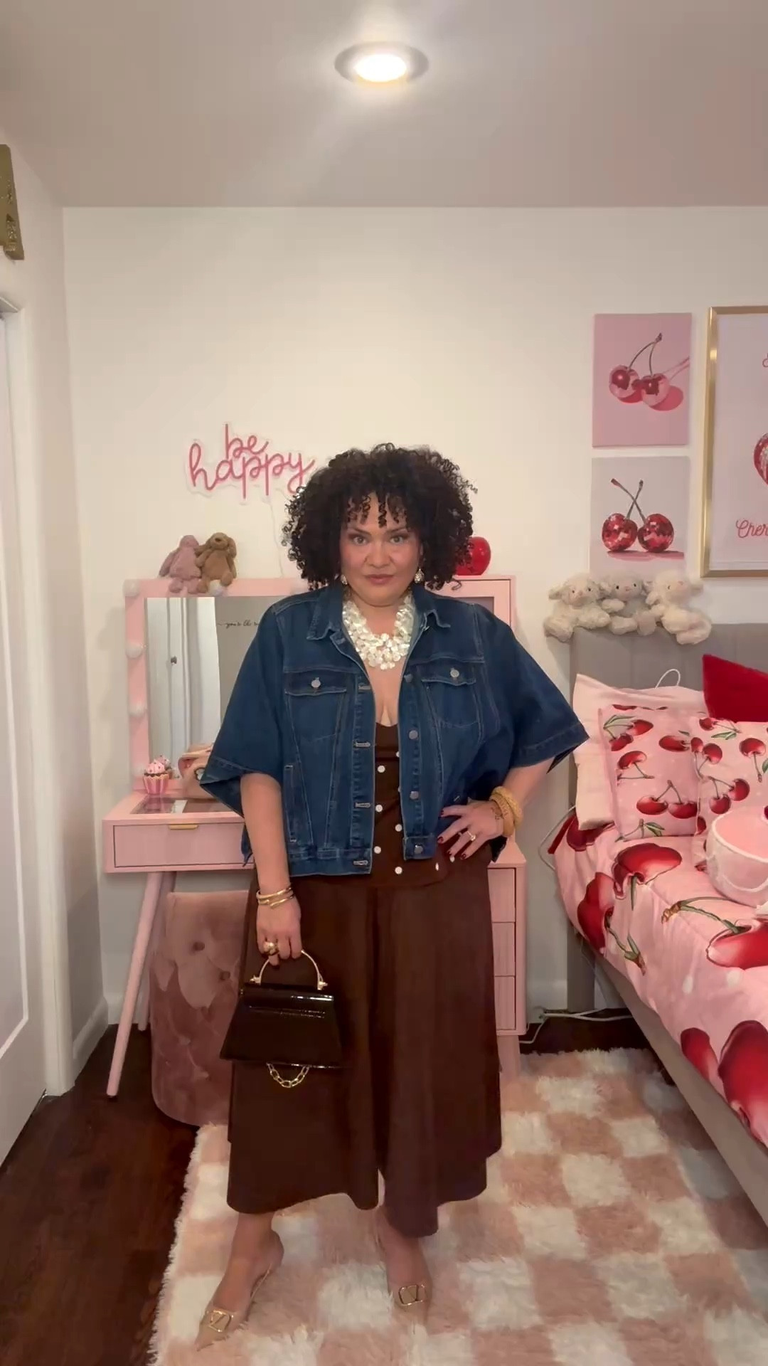 Brown and blur/denim is a great spring combo 

#LTKMidsize #LTKOver40 #LTKootd