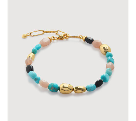 Rio Multi Gemstone Beaded Bracelet | Monica Vinader (US)