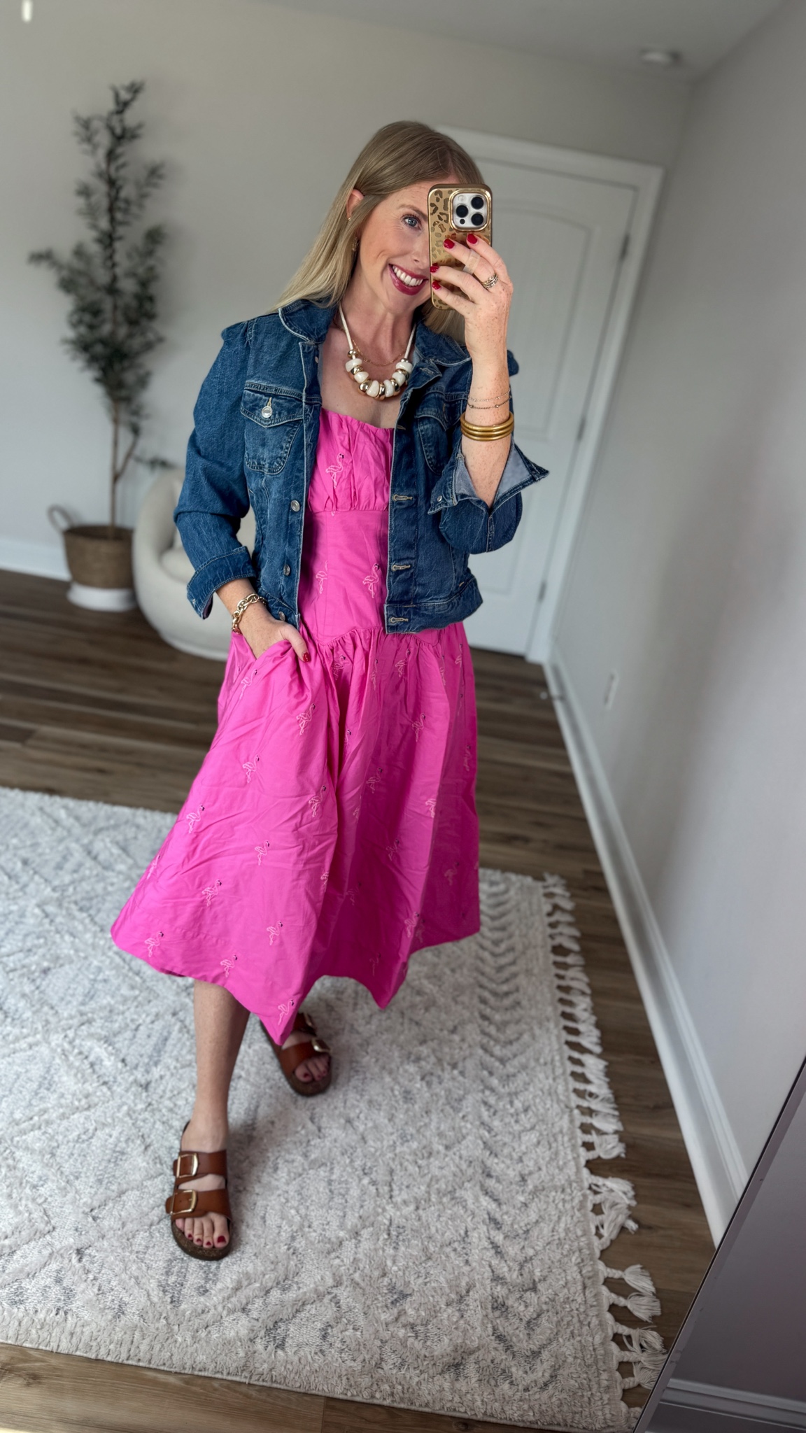 Daily try on, Walmart outfit, Walmart fashion, Walmart try on, pink midi dress, flamingo dress, free assembly

#LTKootd #LTKmomlife
