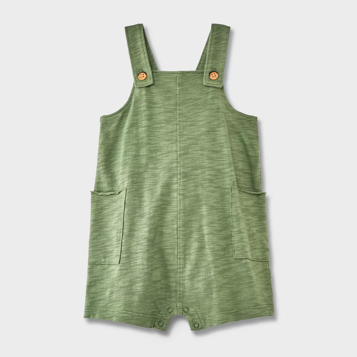 Baby Solid Coveralls - Cat & Jack™ Green 18M | Target