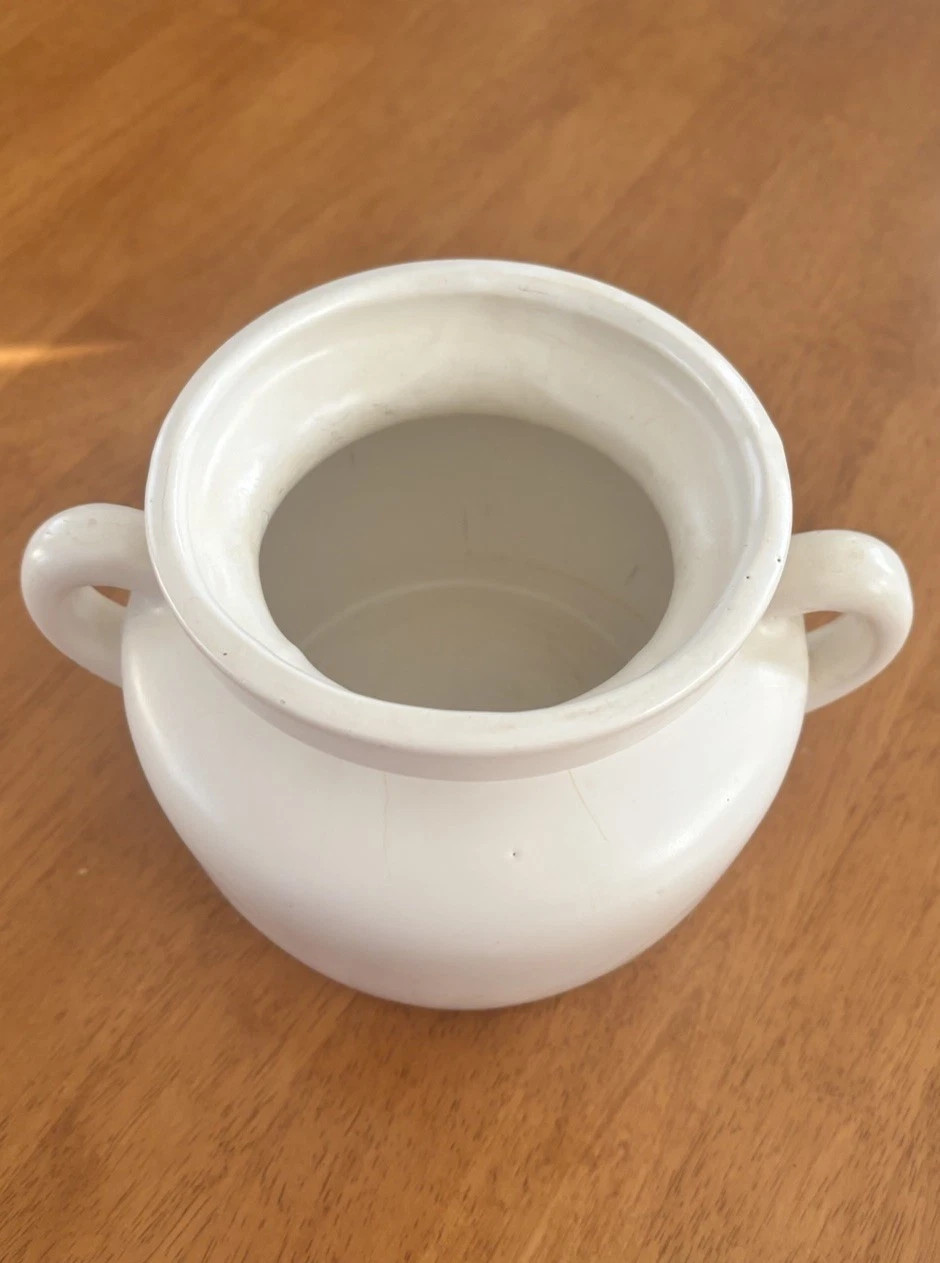 McCoy Cream Ceramic Bean Pot 341 5.25” Vase, Planter, Jar | eBay US
