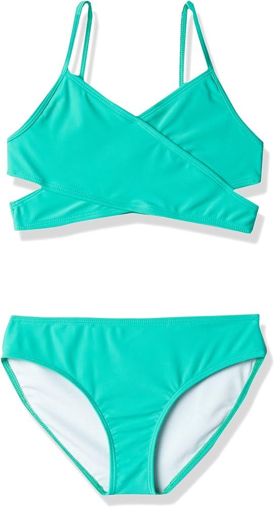 Kanu Surf Girls' Coral Reef Beach Sport Wrap Around Bikini 2-Piece Swimsuit | Amazon (US)