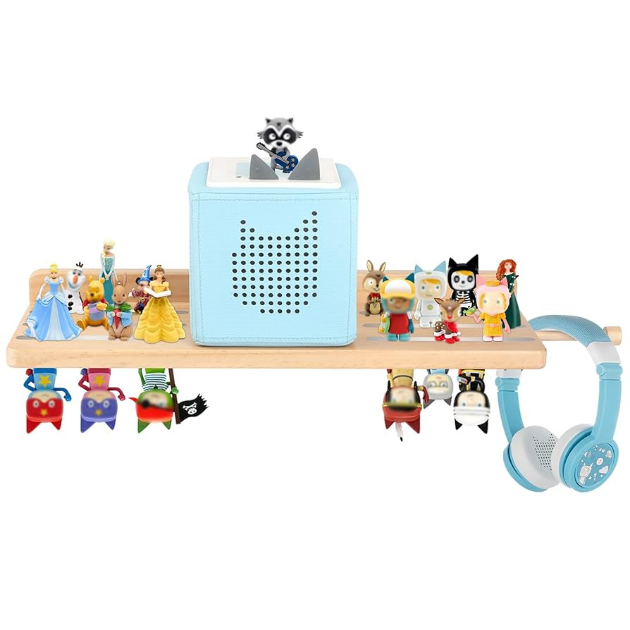 for Tonie Shelf,Tonies Storage for Creative Tonie Box Magnetic Wall Shelf for Tonie Figures Chara... | Amazon (US)