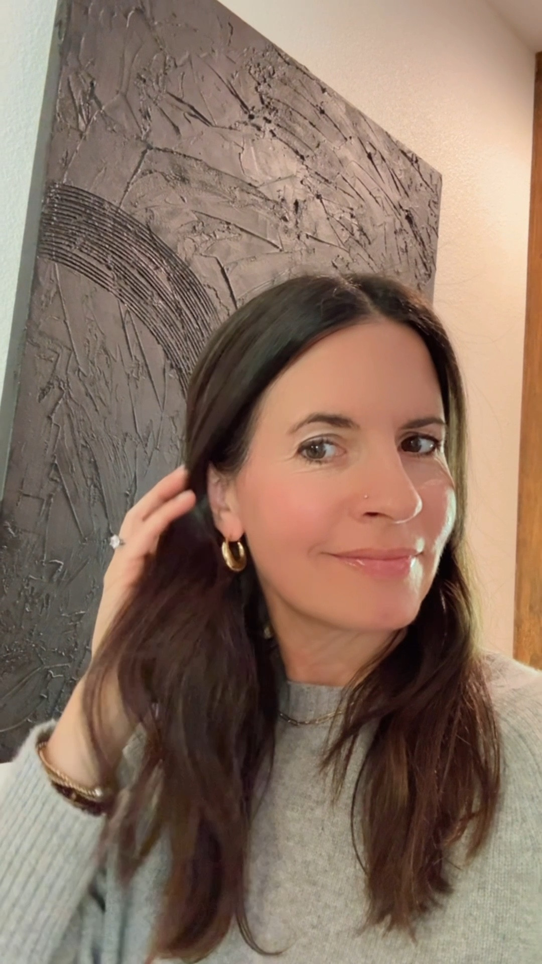 Everyday statement hoops! #ad #BonheurJewelry @BonheurJewelry 

#LTKgrwm #LTKdayinmylife