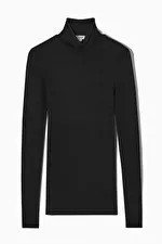 MERINO WOOL TURTLENECK TOP | COS UK