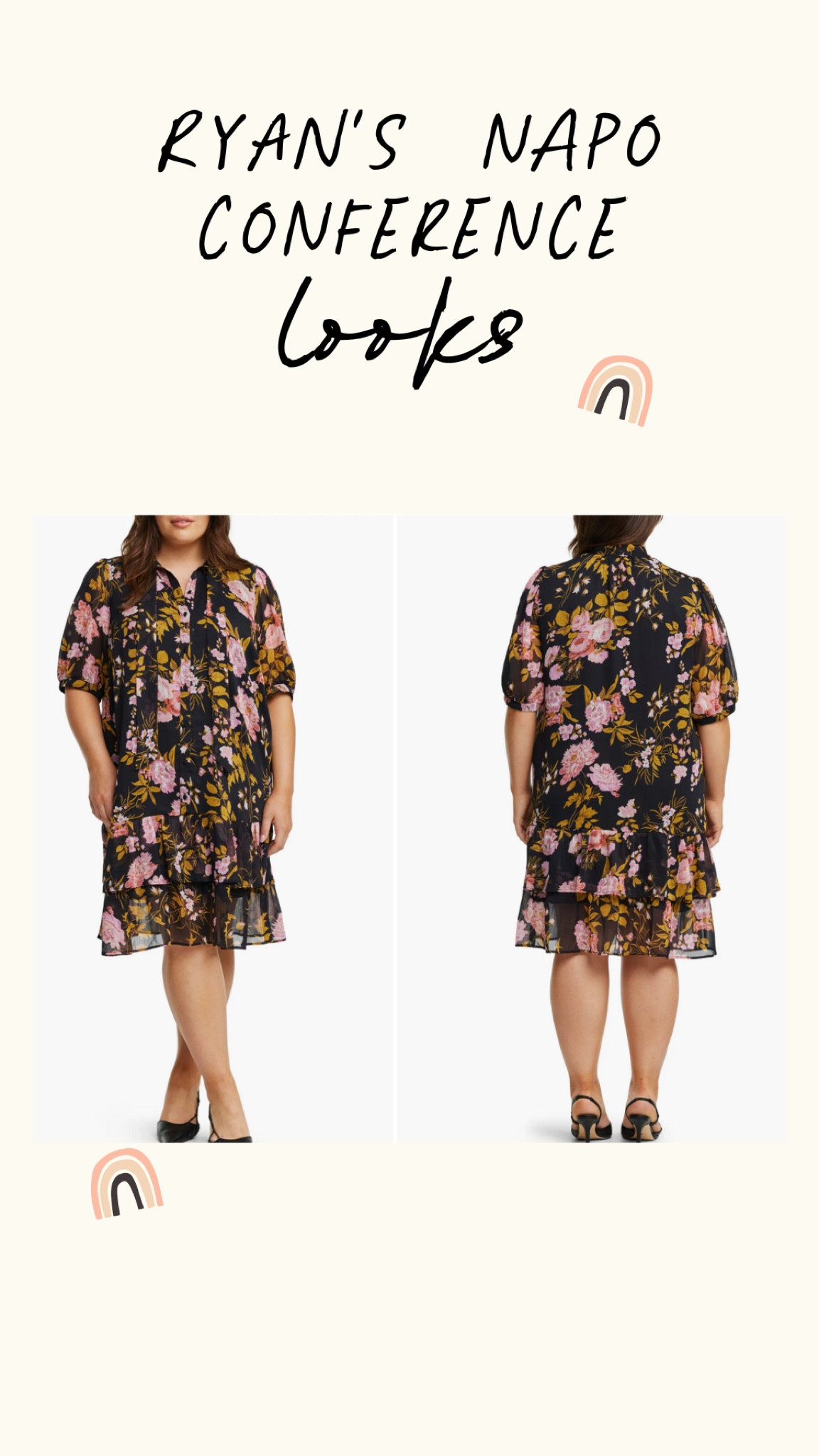 Perfect spring dress that’s flattering + comfortable. 