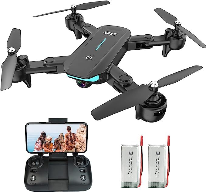 WiFi FPV Drone with 1080P HD Camera, 40 Mins Flight Time,Foldable Drone for Beginners,Altitude Ho... | Amazon (US)