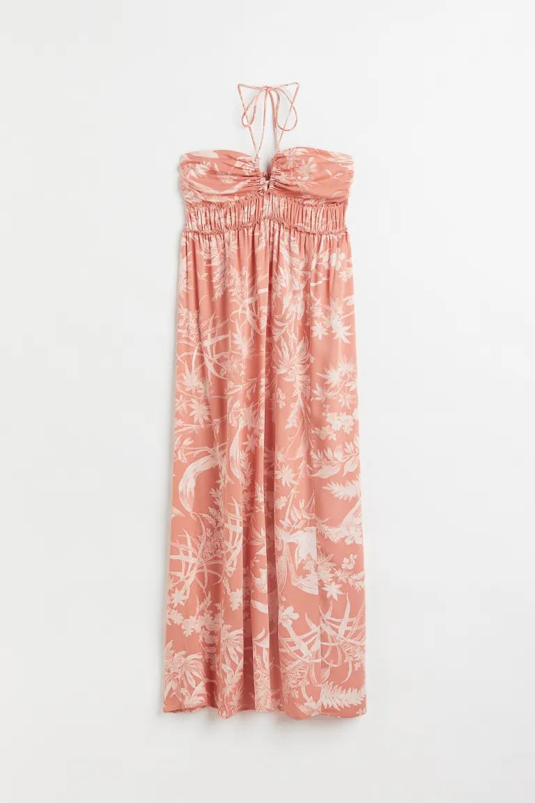 Conscious choice  New ArrivalSleeveless, calf-length dress in woven viscose fabric. Small opening... | H&M (US + CA)