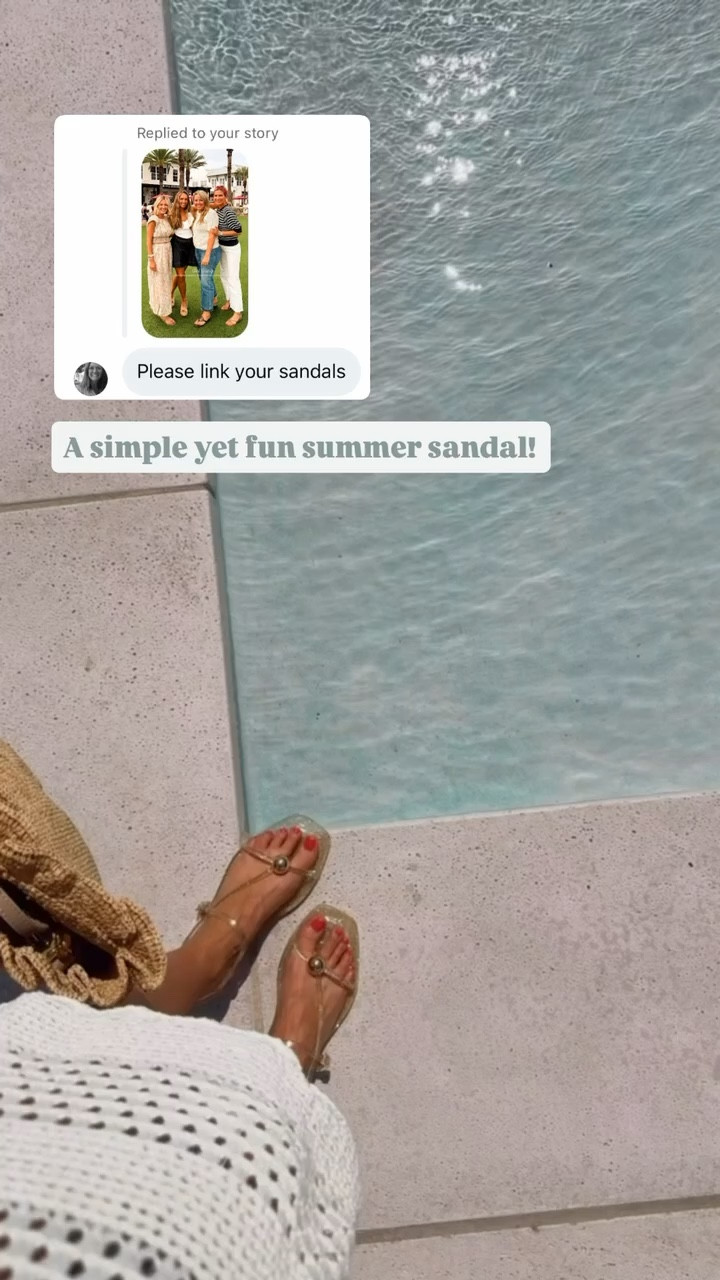 Love these jelly sandals! So cute to wear on vacation - from a pool/beach shoe to going out to dinner!

Loverly Grey, summer sandals, jelly sandals, summer shoes 

#LTKSeasonal