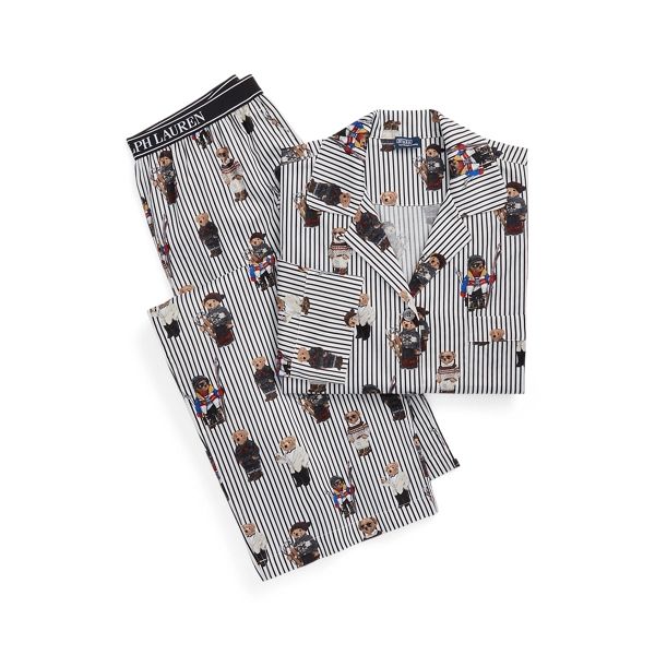Polo Bear Sateen Pyjama Set | Ralph Lauren (UK)