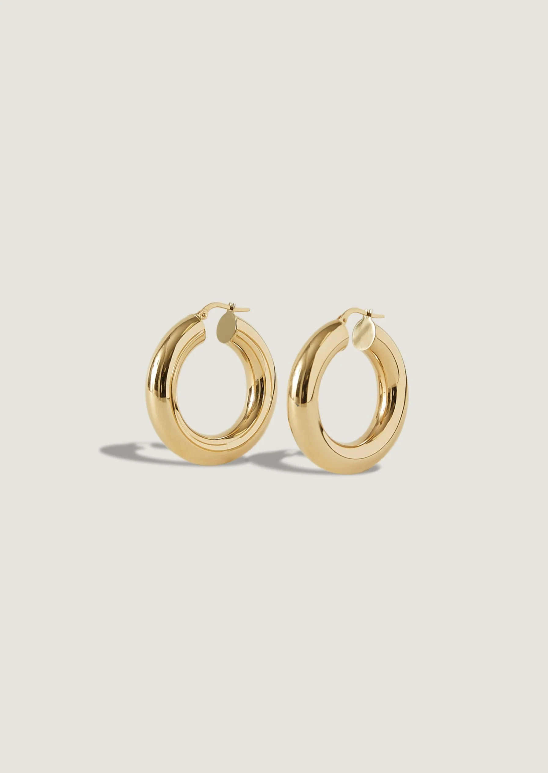 Bold Hoop Earrings Medium | Kinn Studio