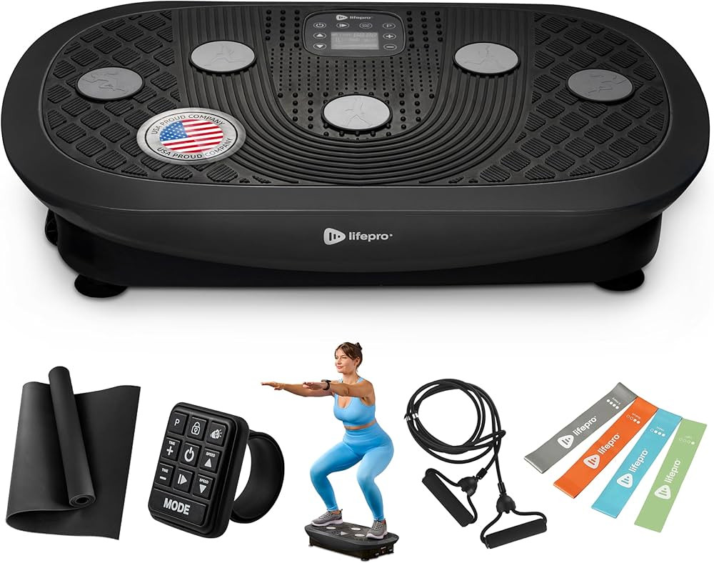 Lifepro Vibration Plate Machines – Full Body Workout, Recovery & Lymphatic Drainage with 4D Mot... | Amazon (US)