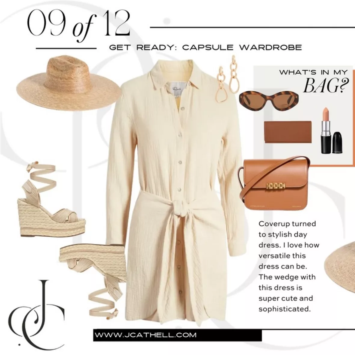 Beautiful and Versatile Summer Capsule Wardrobe - J. Cathell